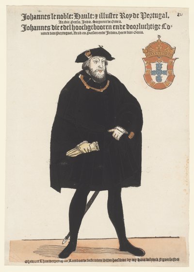 Portrait de Jean III de Portugal - Cornelis Anthonisz. (manner of)