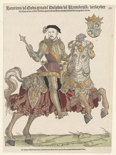 Portrait du roi Henri II de France à cheval, 1542-1543 - Cornelis Anthonisz.