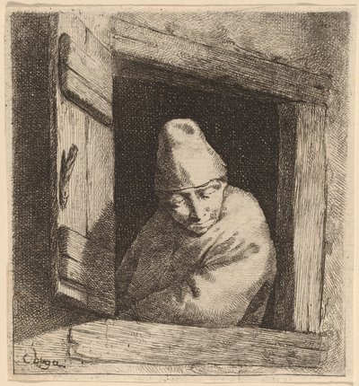 Le Paysan à une fenêtre - Cornelis Pietersz Bega