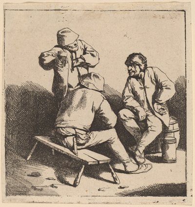 Les trois buveurs - Cornelis Pietersz Bega