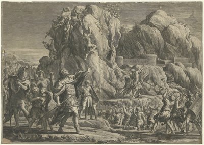 Alexandre le Grand prend la ville de Petra - Cornelis Bloemaert (II)