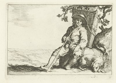 Un colporteur au repos - Cornelis Bloemaert (II)