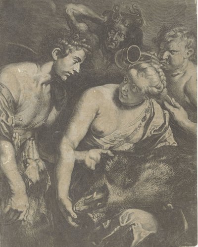 Méléagre et Atalante - Cornelis Bloemaert (II)