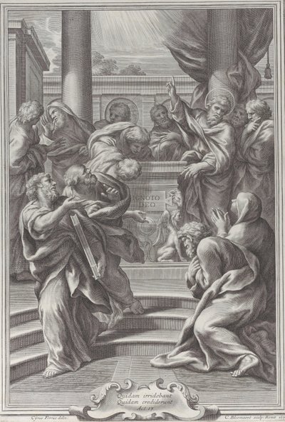 Saint Paul prêchant à Athènes, 1679 - Cornelis Bloemaert