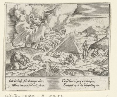 Dieu promet un fils à Abraham - Cornelis Bos