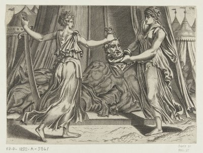 Judith avec la tête d