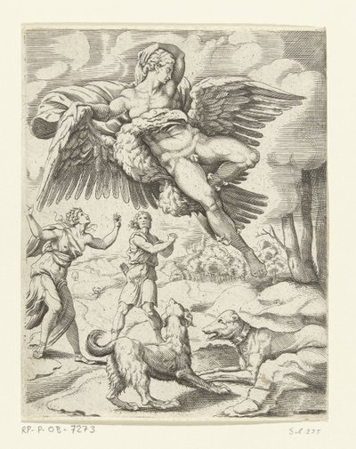 Jupiter et Ganymède - Cornelis Bos