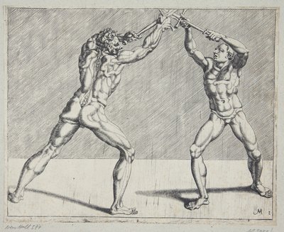 Deux escrimeurs - Cornelis Bos