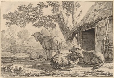 Bergerie, 1781, publié en 1787 - Cornelis Brouwer