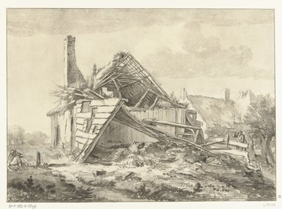 Ferme en ruine - Cornelis Brouwer