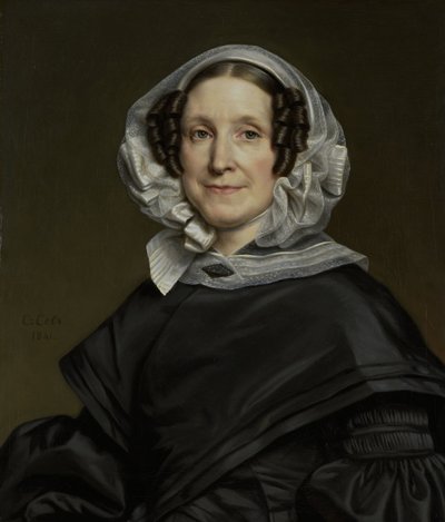 Aryna van der Pot (1786-1850). Épouse de N. J. A. C. Hoffmann - Cornelis Cels (signed by artist)