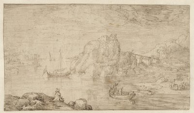 Vue de rivière - Cornelis Claesz van Wieringen (attributed to)