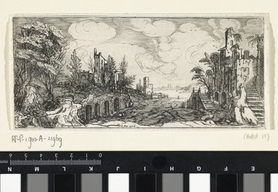 Paysage vallonné avec vue sur une rivière - Cornelis Claesz van Wieringen (possibly)