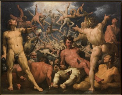 La Chute des Titans, ca 1590 - Cornelis Cornelisz. Haarlem van
