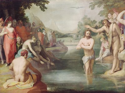 Le Baptême du Christ - Cornelis Cornelisz van Haarlem
