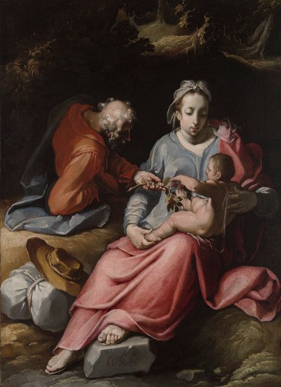 La Sainte Famille - Cornelis Cornelisz. van Haarlem