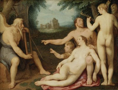 Le miroir du temps, 1628 - Cornelis Cornelisz van Haarlem