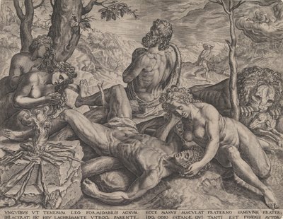 Adam et Ève pleurant la mort d