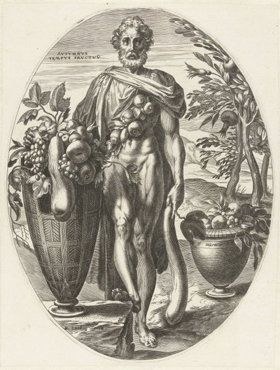 Automne (Goden van de landbouw) - Cornelis Cort
