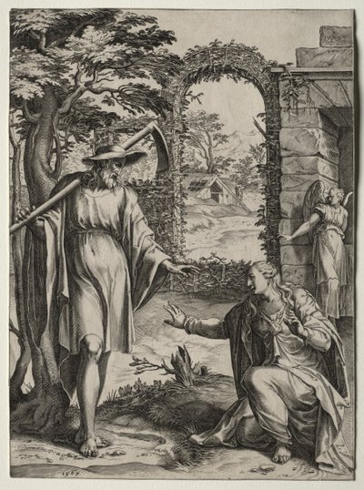 Le Christ apparaissant à Marie-Madeleine - Cornelis Cort