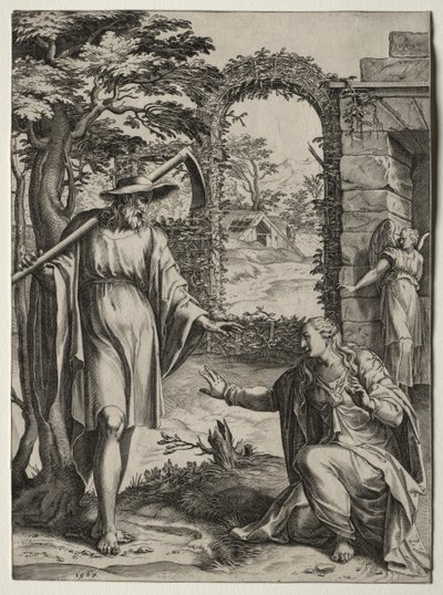 Le Christ apparaissant à Marie-Madeleine, 1567 - Cornelis Cort