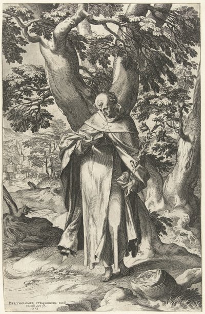 Saint Dominique, lisant un livre - Cornelis Cort