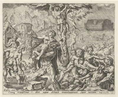 Le Déluge - Cornelis Cort