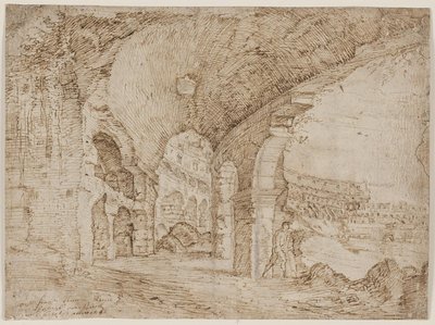 Partie intérieure du Colisée à Rome - Cornelis Cort
