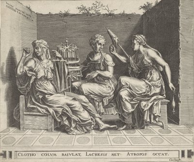 Les trois Parques - Cornelis Cort