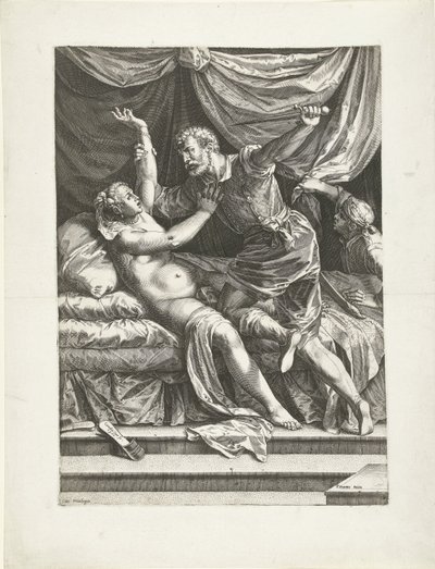 Lucrèce et Sextus - Cornelis Cort