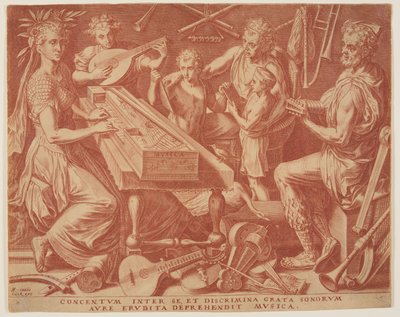 Musique des sept arts libéraux - Cornelis Cort