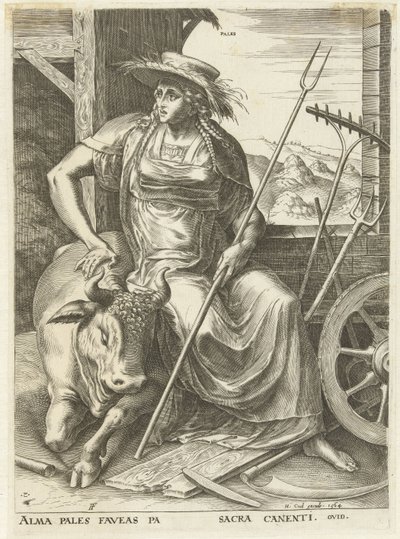 Pales (série Goddesses et nymphes) - Cornelis Cort