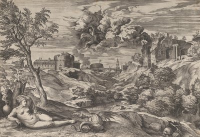 Ruggiero sauvant Angelica, 1565 - Cornelis Cort