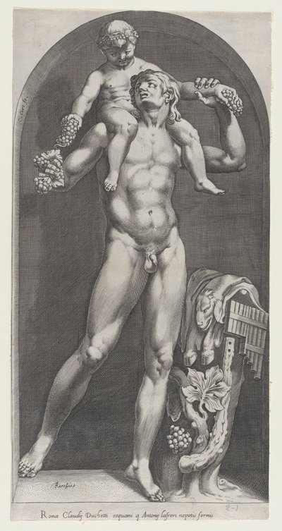 Speculum Romanae Magnificentiae : Bacchus sur les épaules d