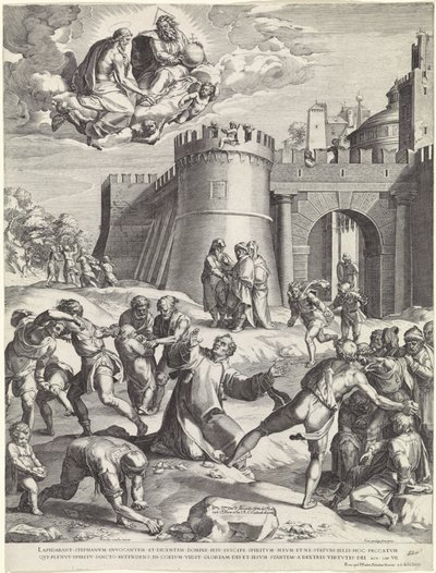 Lapidation de Saint Étienne - Cornelis Cort