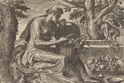Le goût, des Cinq Sens, 1561 - Cornelis Cort