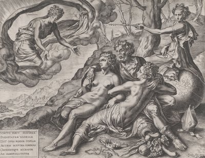 Les récompenses immortelles de la vertu, 1564 - Cornelis Cort