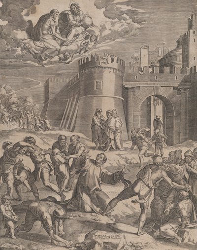 Le Martyre de Saint Étienne, 1576 - Cornelis Cort
