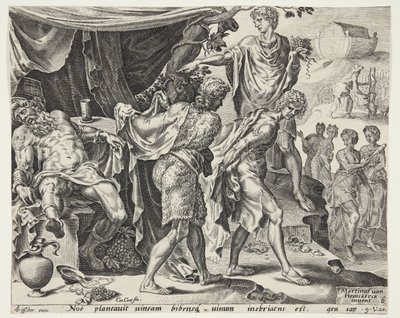 La moquerie de Noé - Cornelis Cort