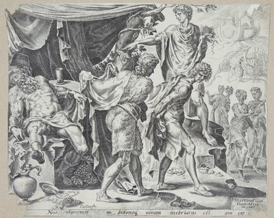 La moquerie de Noé - Cornelis Cort