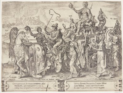 Le triomphe des richesses - Cornelis Cort