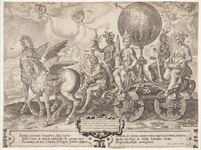 Le triomphe du monde - Cornelis Cort