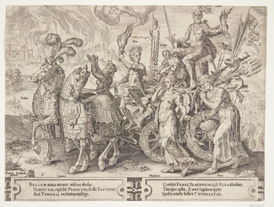 Le triomphe de la guerre - Cornelis Cort