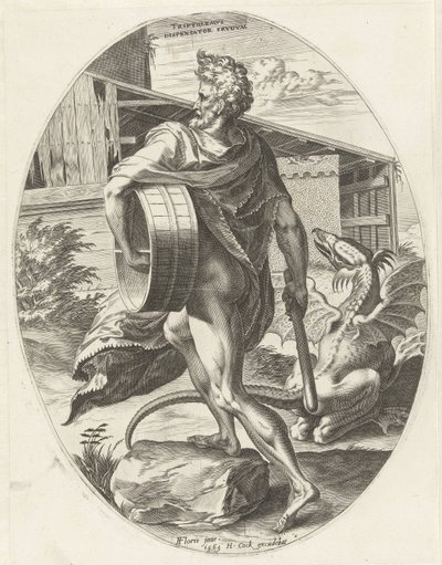 Triptolemos - Cornelis Cort