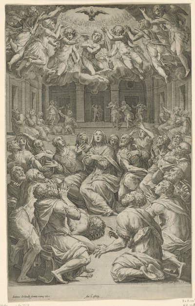 La Pentecôte - Cornelis Cort