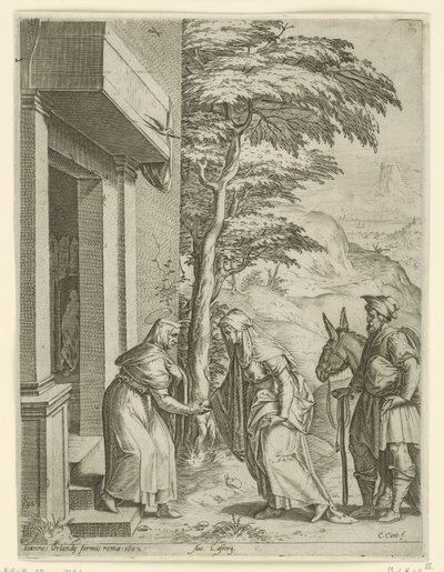 Visitation - Cornelis Cort