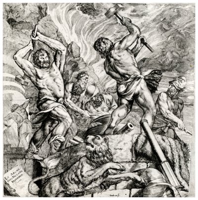 La forge de Vulcain, 16ème siècle, 1937 - Cornelis Cort