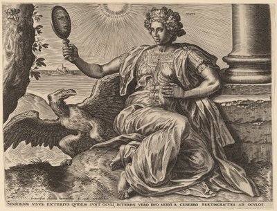 Visus - Cornelis Cort after Frans Floris I