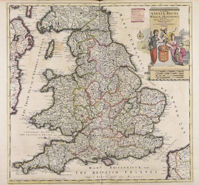 Accuratissima Angliae regni et Walliae principatus descriptio - Cornelis Danckerts