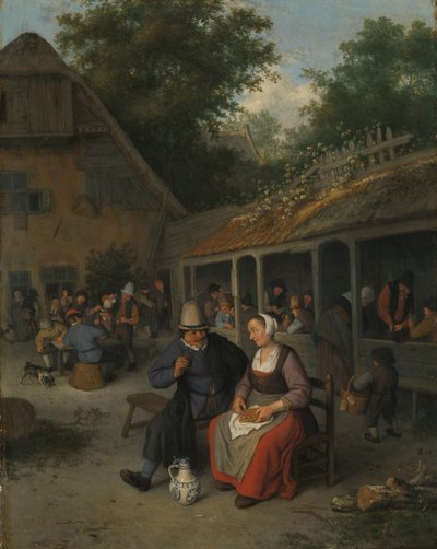 Auberge de campagne - Cornelis Dusart